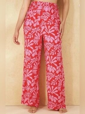 Shade & Shore Floral Cover-Up Pants